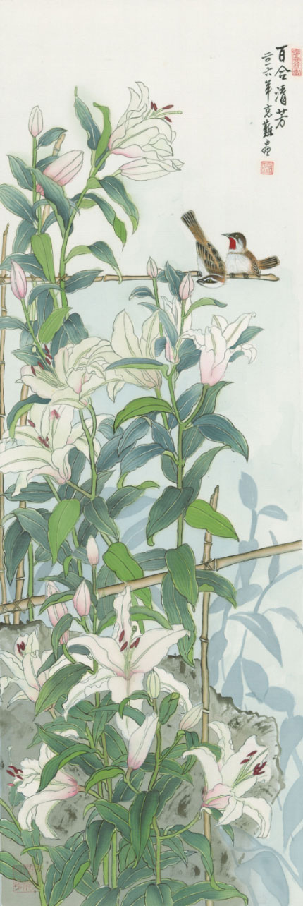 ART-008-吳克難-百合清芳
