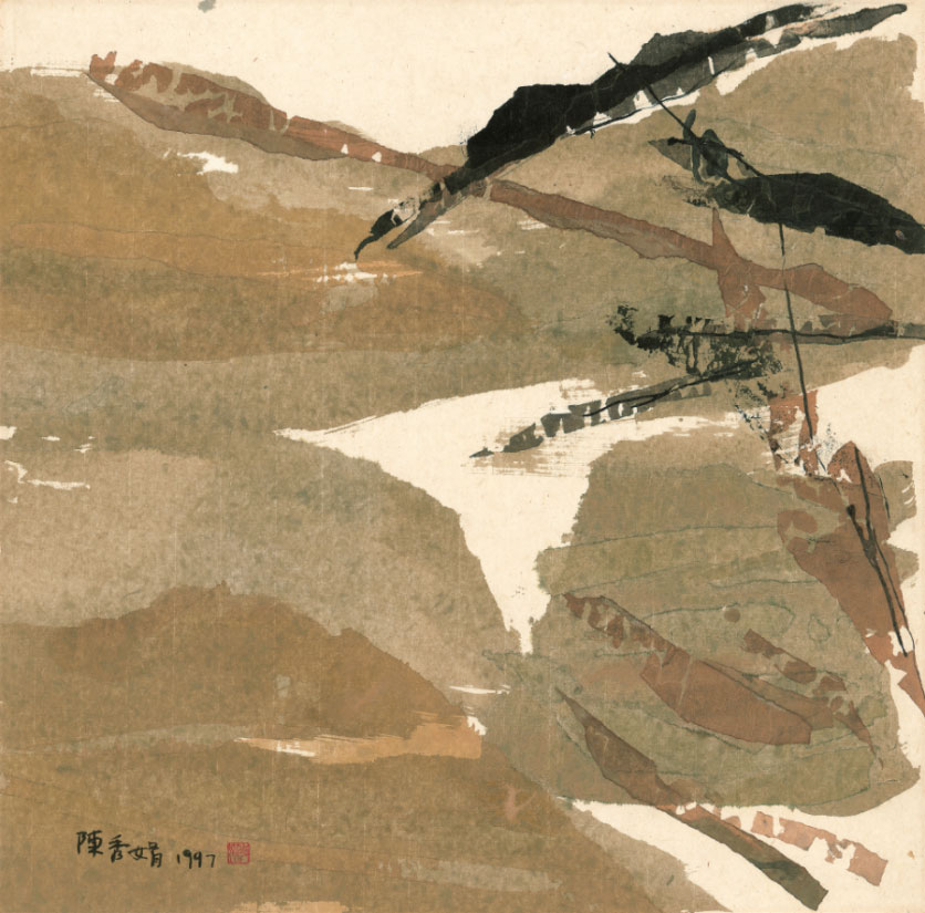 @@顧問ART-075-陳秀娟-山水印象-60x59cm-1997@顧問