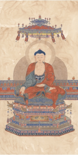 ART-113-童曦-阿閦佛-130x65cm