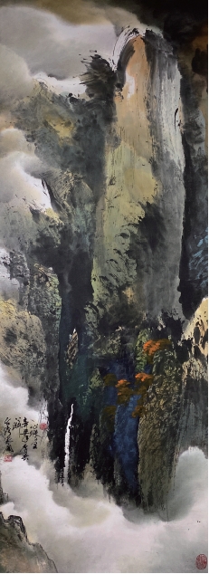 image-239-林家同-心縱千里「心系列」-156x50cm