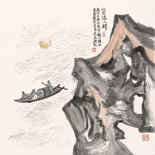 image-029-徐永生-山月隨人歸-69x69cm