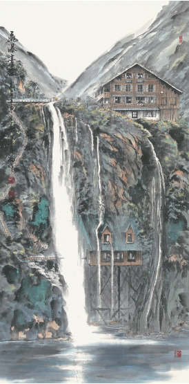 image-271-葉春福-飛瀑豪旅-140x70cm