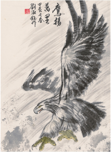 image-069-劉淑鈺-鷹揚萬里-75x55cm