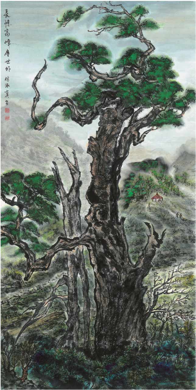 image-167-林淑真-長憶高峯塵世外-134x67cm