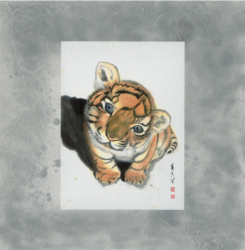 ART-085-黃真宜-萌虎-69x68cm